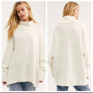 FREE PEOPLE afterglow ivory sweater // size XS